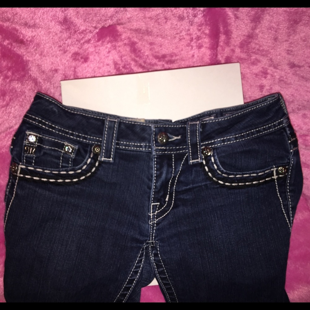 Blue denim Miss Me Jeans - Picture 4 of 4