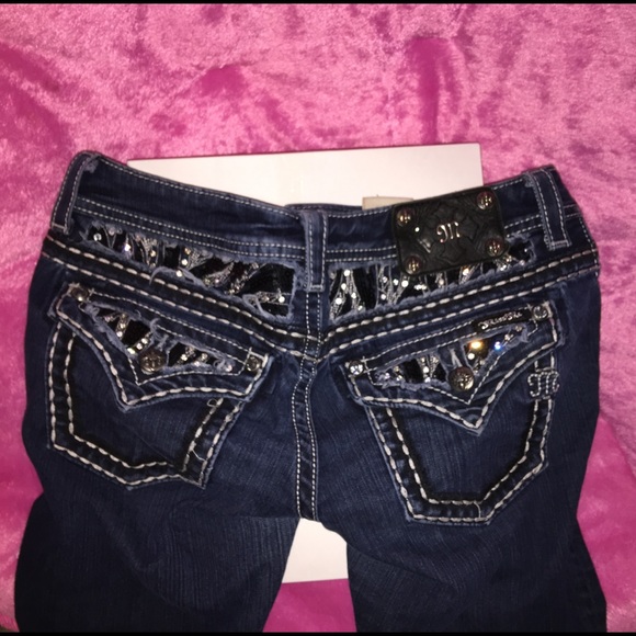 Blue denim Miss Me Jeans - Picture 2 of 4