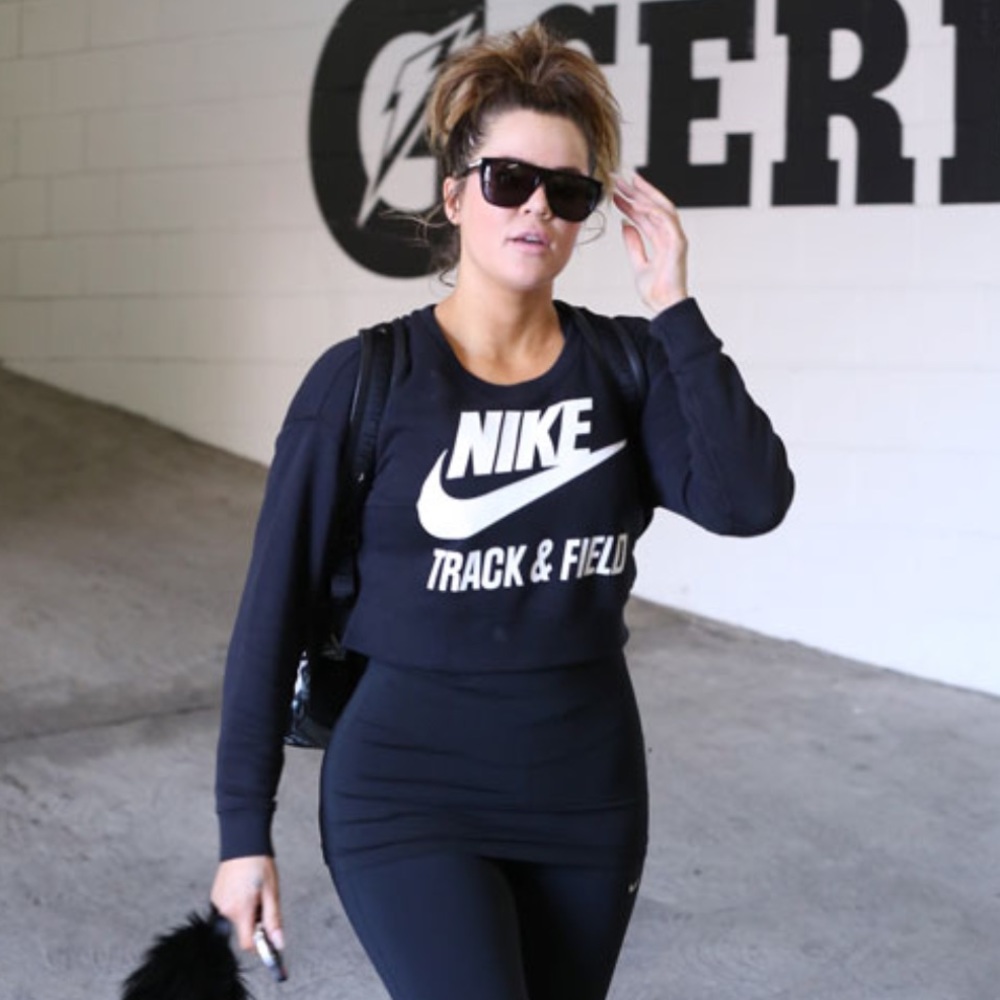 Nike cropped sweater