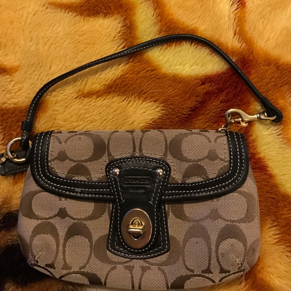 Brown wristlet