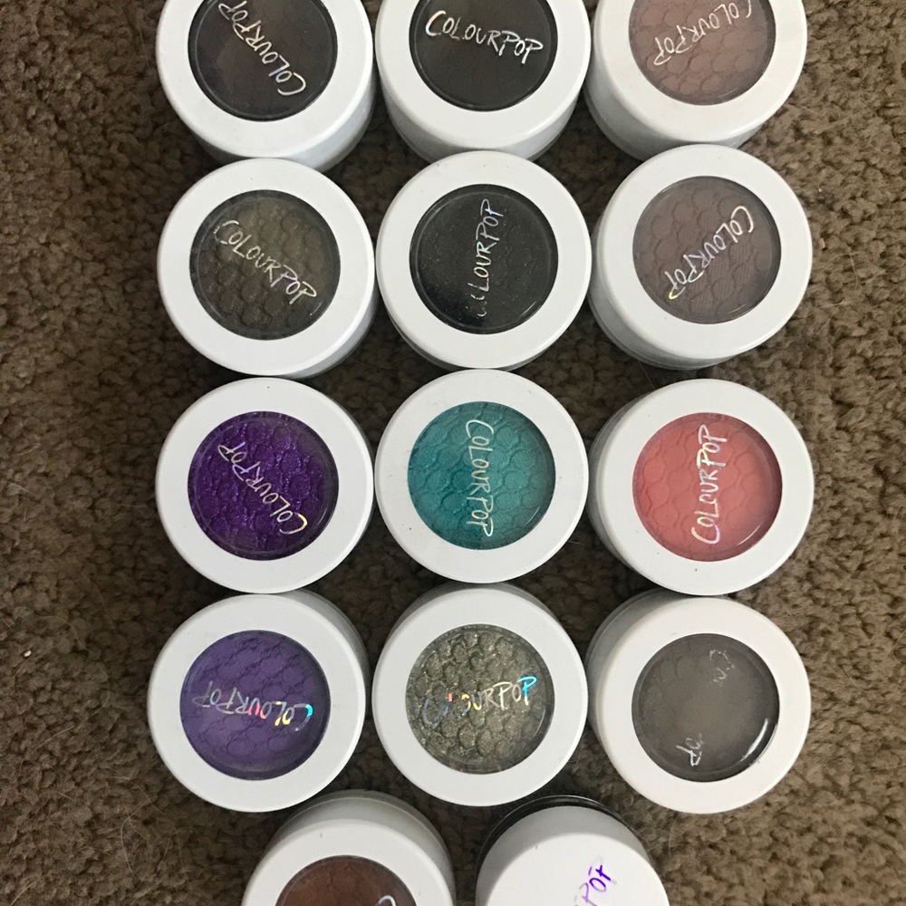 Colourpop super shock shadows - 6 sold