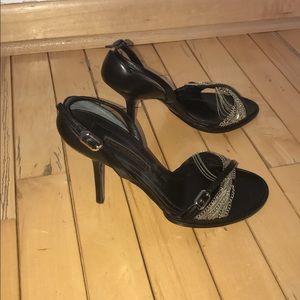 Like New Narcisco Rodriguez chain heels Sz. 37.5