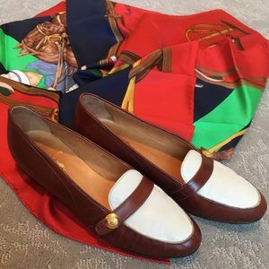 Ralph Lauren "Vintage"Brown/Wht Shoe