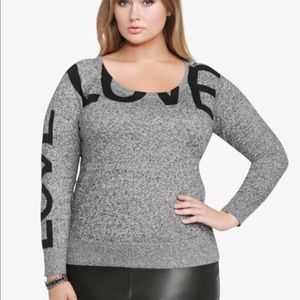 Torrid love sweater.