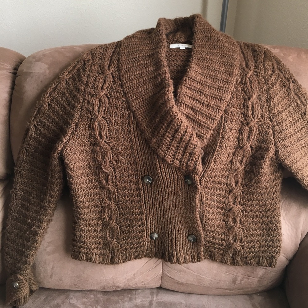 Super soft LOFT wool-blend cardigan