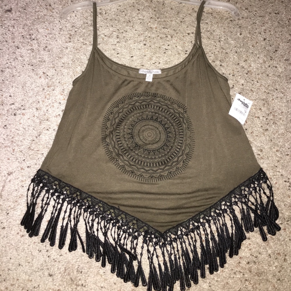 Army Green Crop Top
