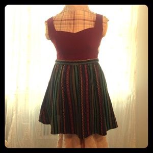 Peek-A-Boo Tribal Print Dress