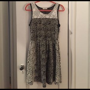 Black & White Floral Dress