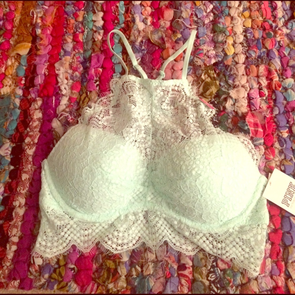 VS PINK Laced Bralette. Size S (AA-C).