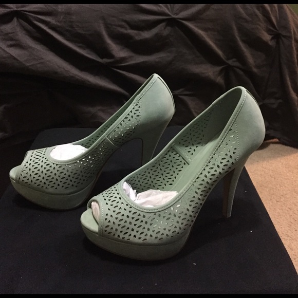 Mint high heels - Picture 3 of 4