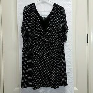 Polka Dot Torrid Surplice Top