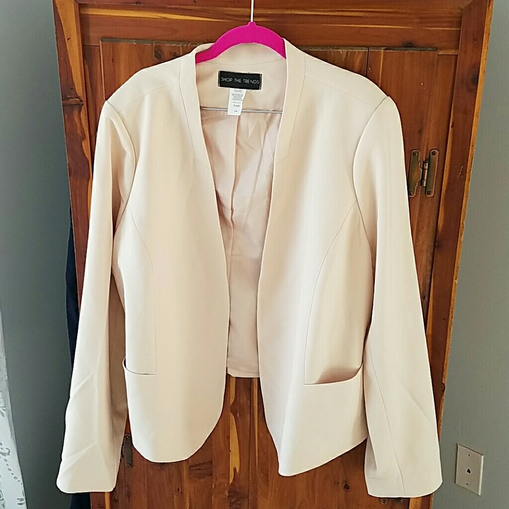 Peach High Low Blazer