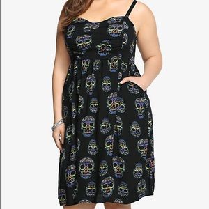 Torrid skulls pocket dress