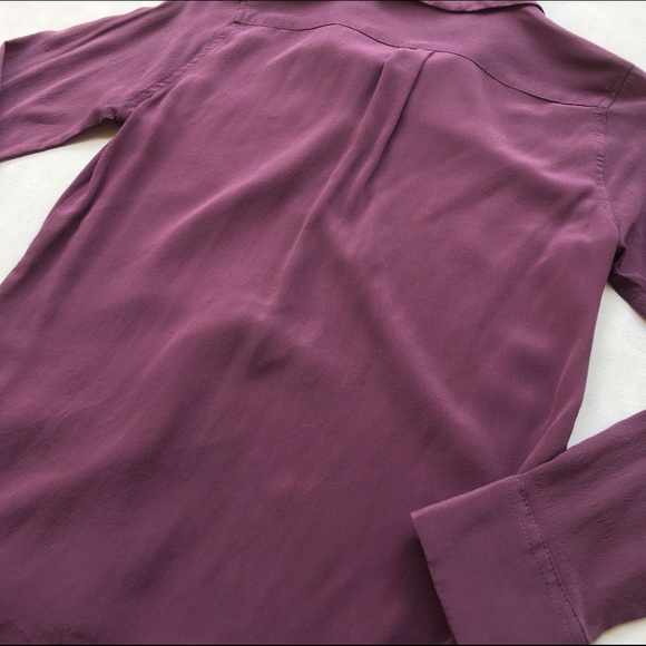 JEAN CLAUDE PIERLOT Purple Silk Blouse - Picture 2 of 4