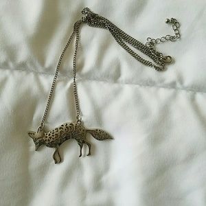 Cute Long Fox Necklace