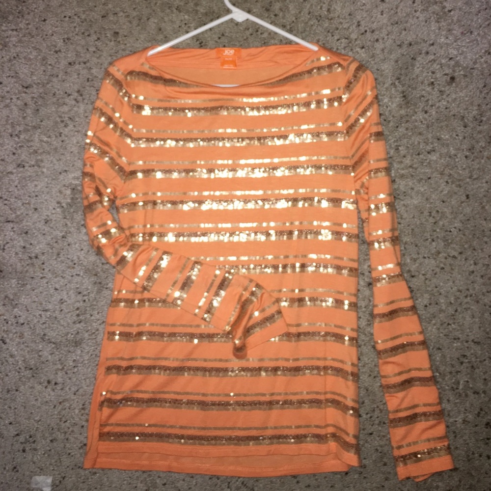 Orange Long Sleeve Shirt