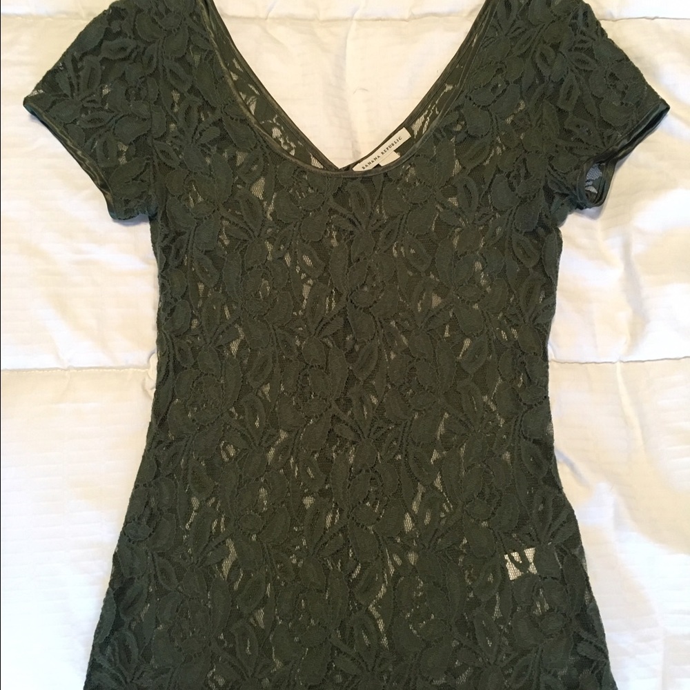 Banana Republic lace shirt
