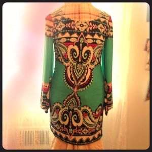 Boutique Dress with Bell Sleeves