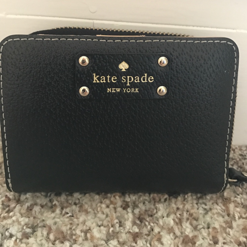 Kate spade black wallet great condition
