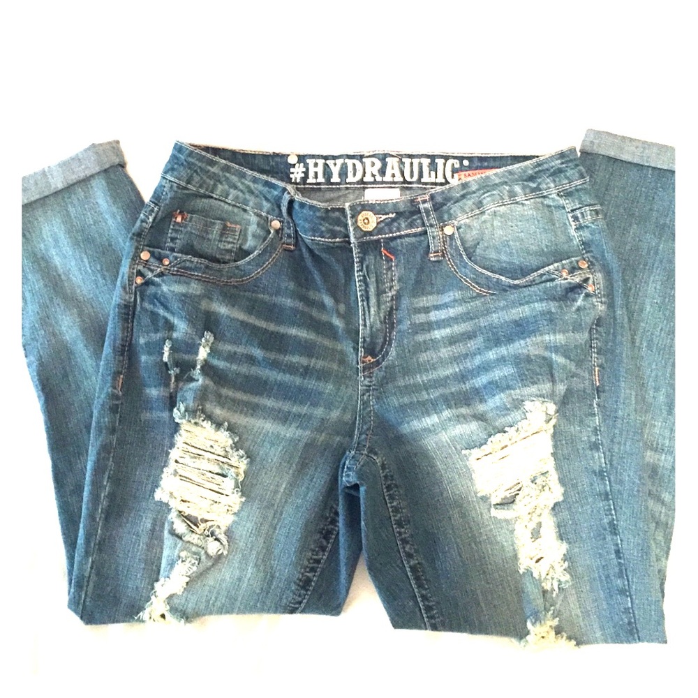 Hydraulic Sammy Boyfriend Capri jeans size 7/8 jr
