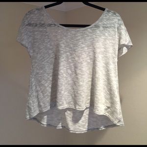 Sparkly High Low Crop Top