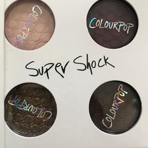 Colourpop eyeshadow quad + 4
