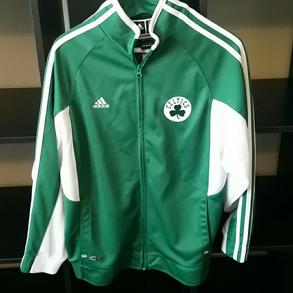 Boston Celtics zip up track jacket - L 14-16