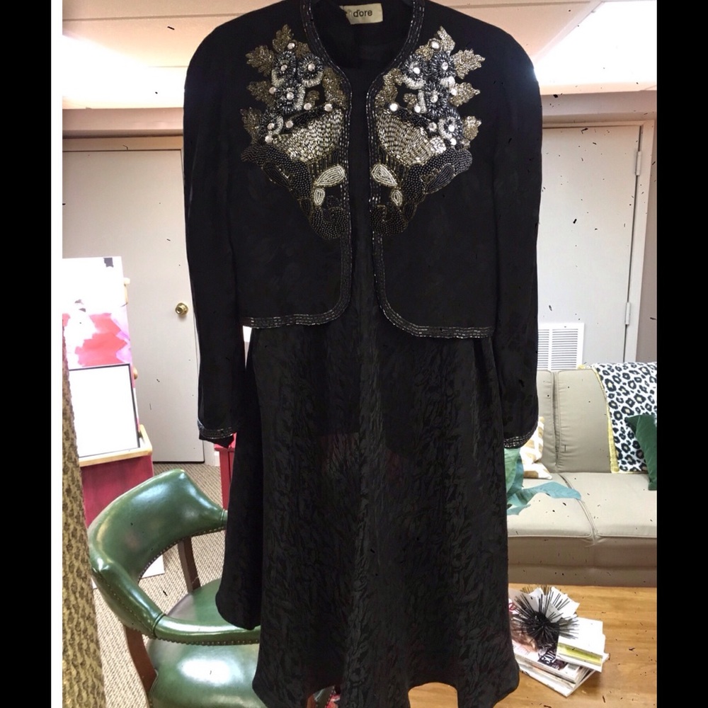 Vintage dress with jacket