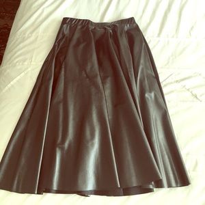 Leather skirt
