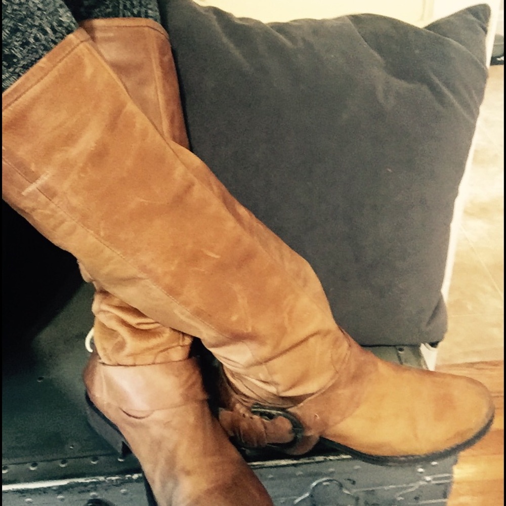 Tan Steve Madden Larent Tall Boots