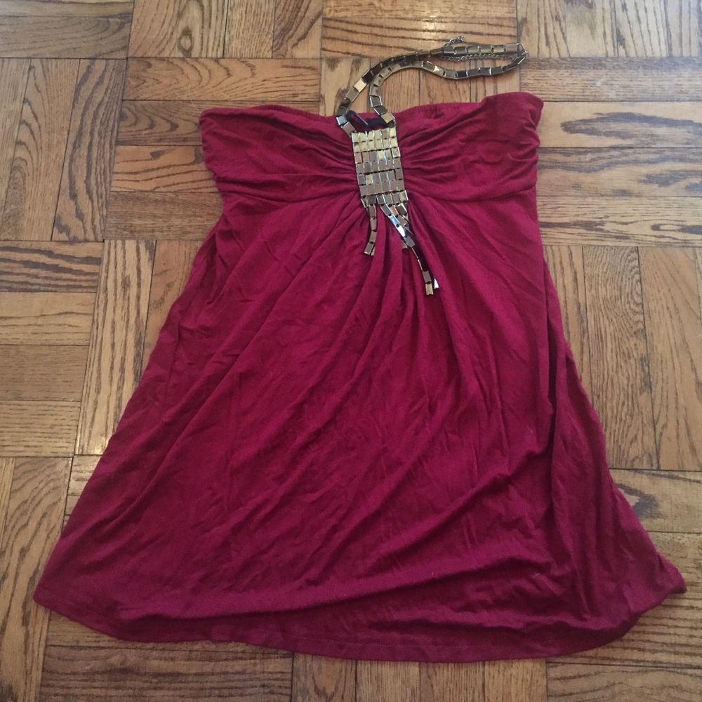 Red Halter Top