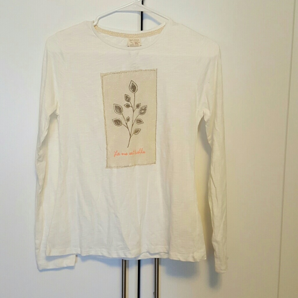 Zara girls long sleeve shirt