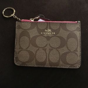 Coach wallet with keyring