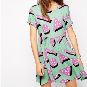 Lazy Oaf Green Shapes Dress