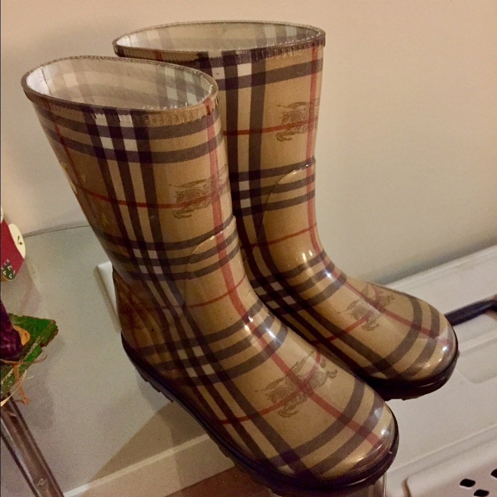 Burberry Kids Rain Boots