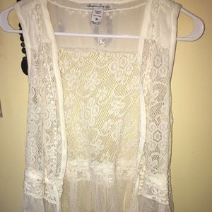Lace vest