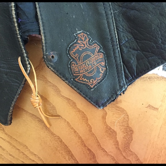 Vintage Distressed Leather Men's Vest🦅🦅🦅 - Picture 2 of 4