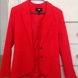 H&M red blazer