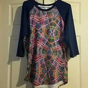 LuLaRoe "RANDY" shirt cute muti color