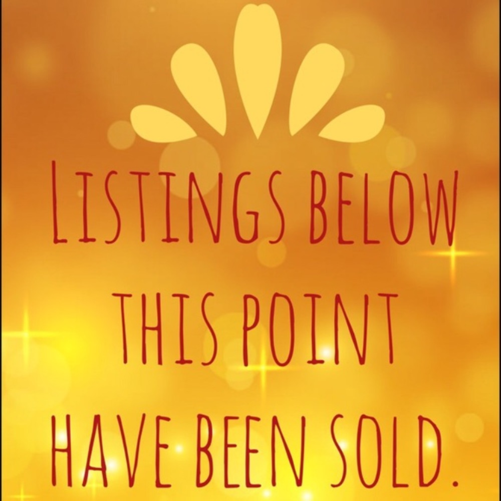 All items below are sold!