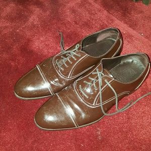 Versace Brown Men's Lace up Shoes 11