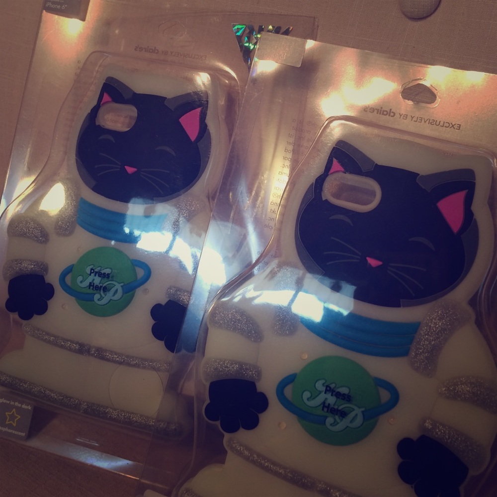 Katy Perry light up space cat phone case