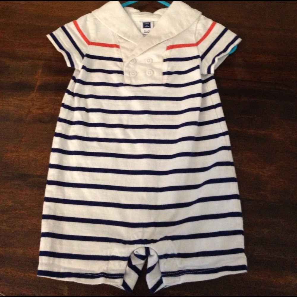 Baby boy collared outfit