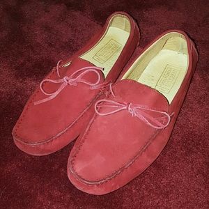 Mercanti Florentino Men's Red Driving Shoes 10.5