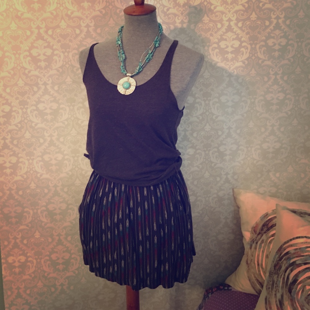 Fun colorful mini skirt