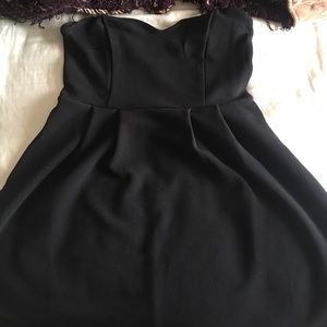 Black skater dress