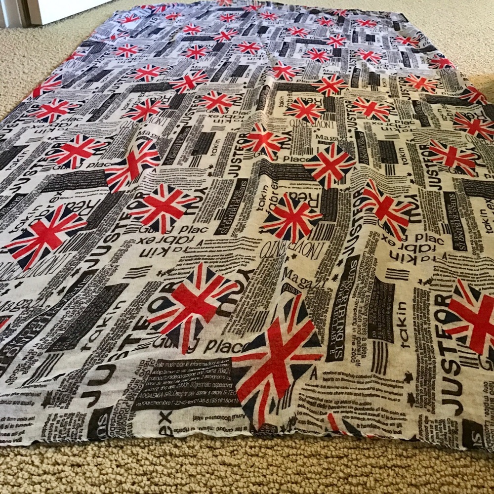 HP❌LONDON England UK British Scarf🇬🇧NWT🇬🇧