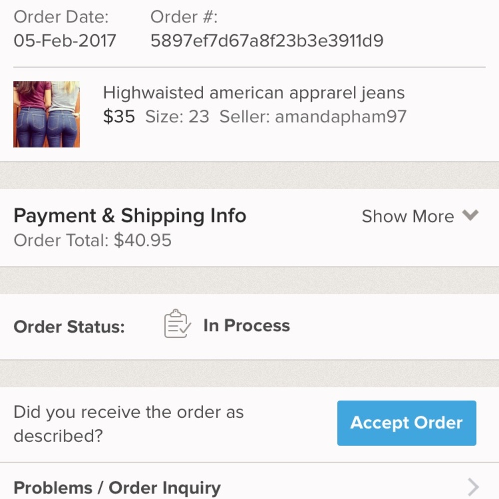 order delayed