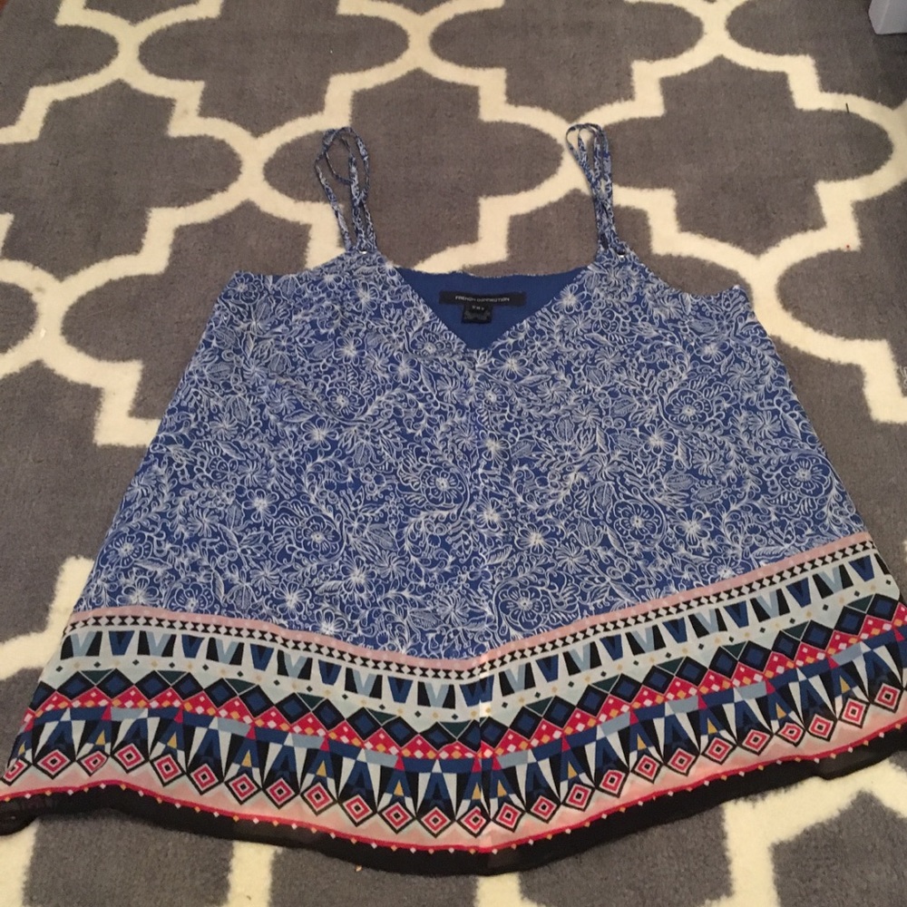 Floral French Connection strappy tank top