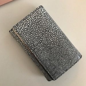 Halogen Bar Leather Trifold Wallet